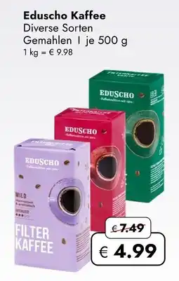 Travel Free Eduscho Kaffee Angebot