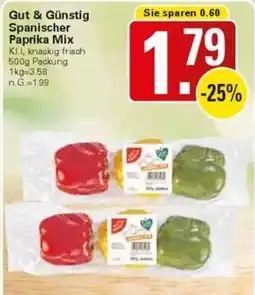 WEZ Gut & Günstig Spanischer Paprika Mix Angebot