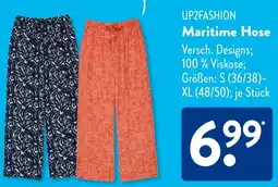 Aldi Süd UP2FASHION Maritime Hose Angebot
