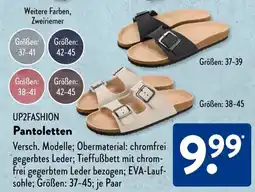 Aldi Süd UP2FASHION Pantoletten Angebot