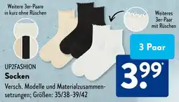 Aldi Süd UP2FASHION Socken Angebot