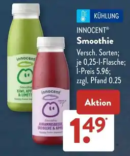 Aldi Süd innocent Smoothie Angebot