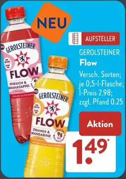 Aldi Süd GEROLSTEINER Flow Angebot