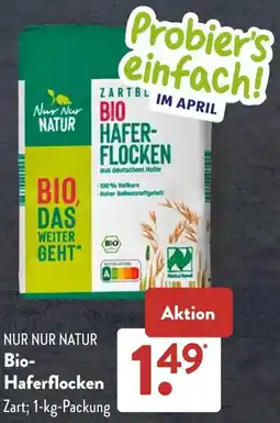 Aldi Süd NUR NUR NATUR Bio Haferflocken Angebot