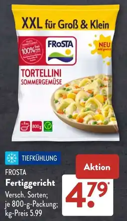 Aldi Süd FROSTA Fertiggericht Angebot