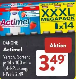 Aldi Süd DANONE Actimel Angebot