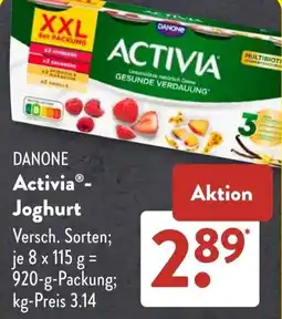 Aldi Süd DANONE Activia Joghurt Angebot