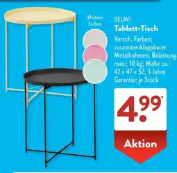 Aldi Süd BELAVI Tablett-Tisch Angebot