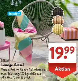 Aldi Süd BELAVI Lounge-Sessel Angebot