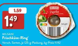 Aldi Süd MILSANI Frischkäse-Ring Angebot