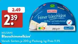 Aldi Süd MILSANI Blauschimmelkäse Angebot