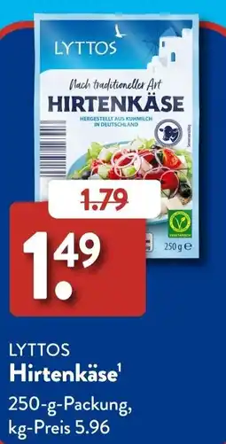 Aldi Süd LYTTOS Hirtenkäse Angebot