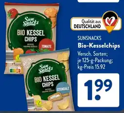 Aldi Süd Sun Snacks Bio-Kesselchips Angebot