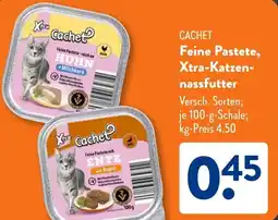 Aldi Süd Cachet Feine Pastete, Xtra-Katzennassfutter Angebot
