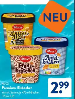 Aldi Süd Mucci Premium-Eisbecher Angebot