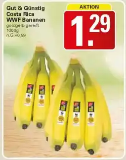 WEZ Gut & Günstig Costa Rica WWF Bananen Angebot