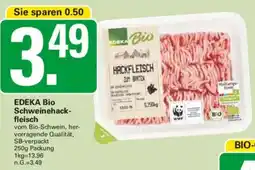 WEZ EDEKA Bio Schweinehackfleisch Angebot