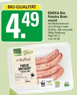 WEZ EDEKA Bio Frische Bratwurst Angebot