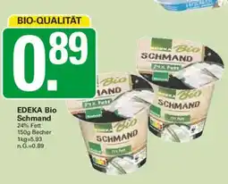 WEZ EDEKA Bio Schmand Angebot
