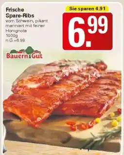 WEZ Bauern Gut Frische Spare-Ribs Angebot