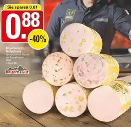 WEZ Bauern Gut Frischwurst- Aufschnitt Angebot