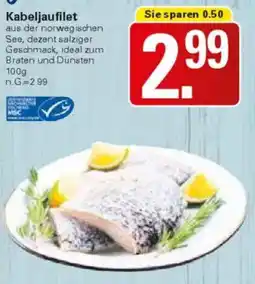 WEZ Kabeljaufilet Angebot