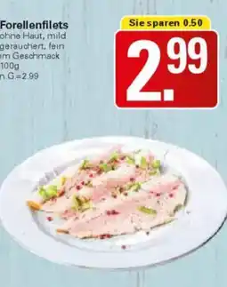 WEZ Forellenfilets Angebot