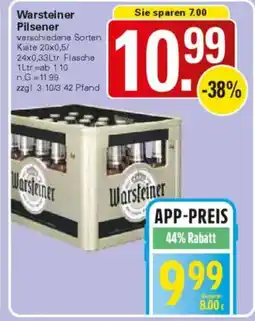 WEZ Warsteiner Pilsener Angebot