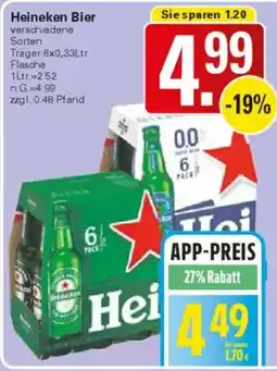 WEZ Heineken Bier Angebot