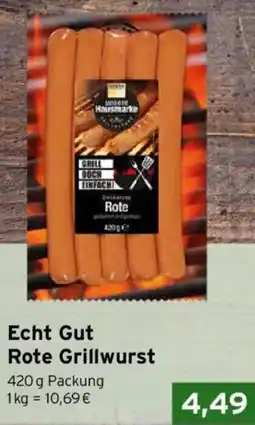CAP Markt Echt Gut Rote Grillwurst Angebot