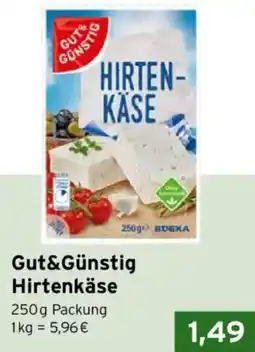 CAP Markt Gut&Günstig Hirtenkäse Angebot