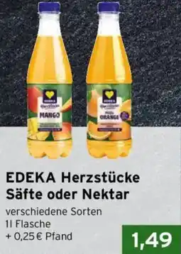 CAP Markt EDEKA Herzstücke Säfte oder Nektar Angebot