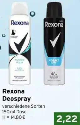 CAP Markt Rexona Deospray Angebot