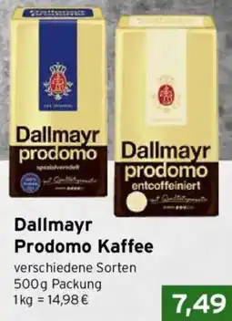 CAP Markt Dallmayr Prodomo Kaffee Angebot