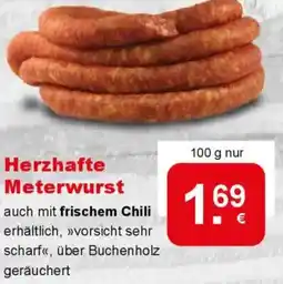 CAP Markt Herzhafte Meterwurst Angebot