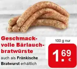 CAP Markt Geschmackvolle Bärlauchbratwürste Angebot
