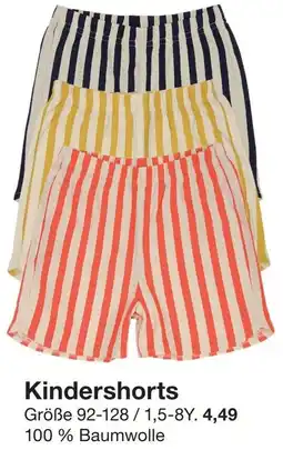 Zeeman Kindershorts Angebot