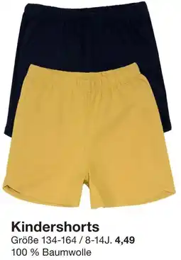 Zeeman Kindershorts Angebot