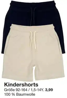 Zeeman Kindershorts Angebot