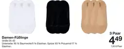 Zeeman Damen-Füßlinge Angebot