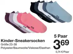 Zeeman Kinder-Sneakersocken Angebot