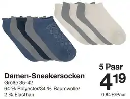 Zeeman Damen-Sneakersocken Angebot