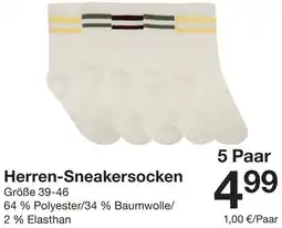 Zeeman Herren-Sneakersocken Angebot