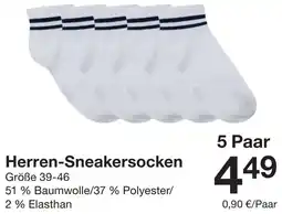 Zeeman Herren-Sneakersocken Angebot