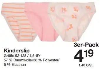 Zeeman Kinderslip Angebot