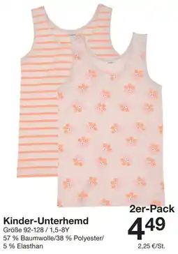 Zeeman Kinder-Unterhemd Angebot