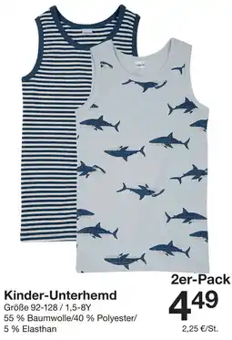 Zeeman Kinder-Unterhemd Angebot