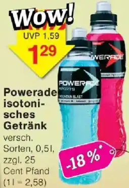 Jawoll Powerade isotonisches Getränk Angebot