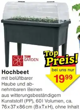 Wiglo Wunderland TIM GARDEN Hochbeet Angebot