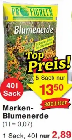Wiglo Wunderland Marken Blumenerde Angebot